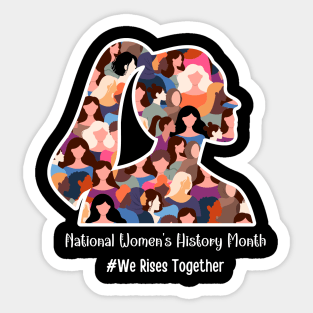 National Women's History Month Womens History Month 2024 Sticker